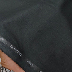 Trouser Fabric Canetti Italy Luxury TR Slub Colour Greyish Green