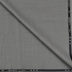 Trouser Fabric Canetti Italy Luxury TR Check Colour Brownish Grey