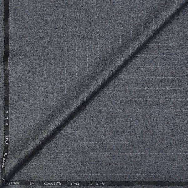 Trouser Fabric Canetti Italy Luxury TR Broad Lining Colour Grey