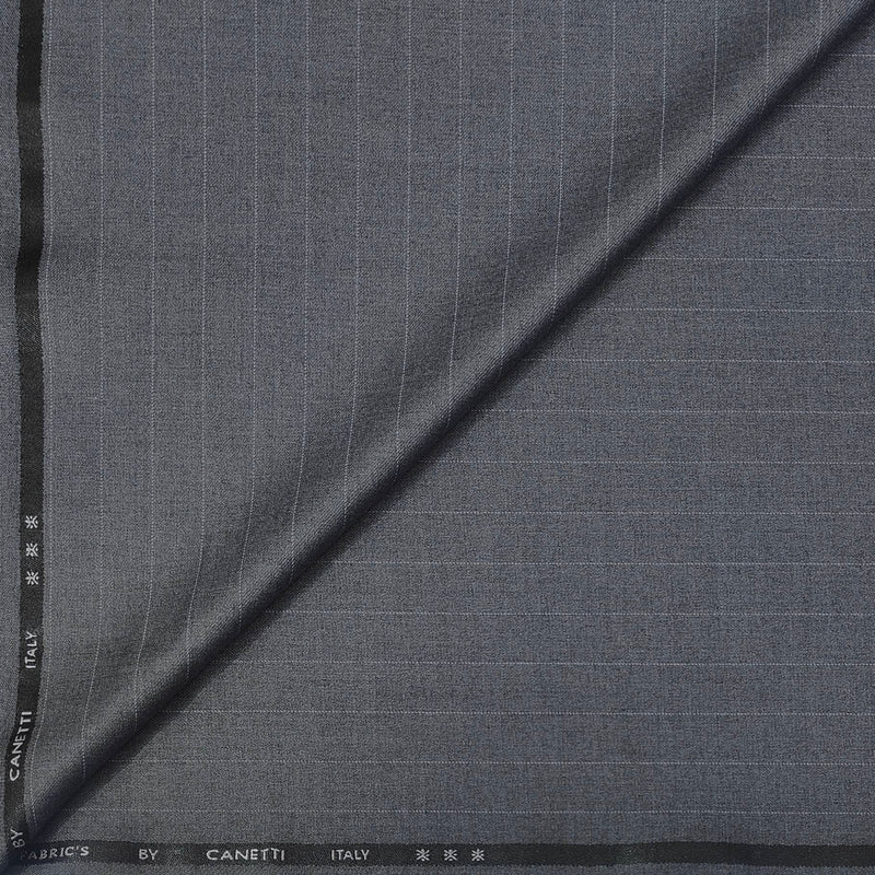 Trouser Fabric Canetti Italy Luxury TR Broad Lining Colour Grey