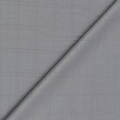 Trouser Fabric Canetti Italy Luxury TR Broad Check Colour Lavender Grey