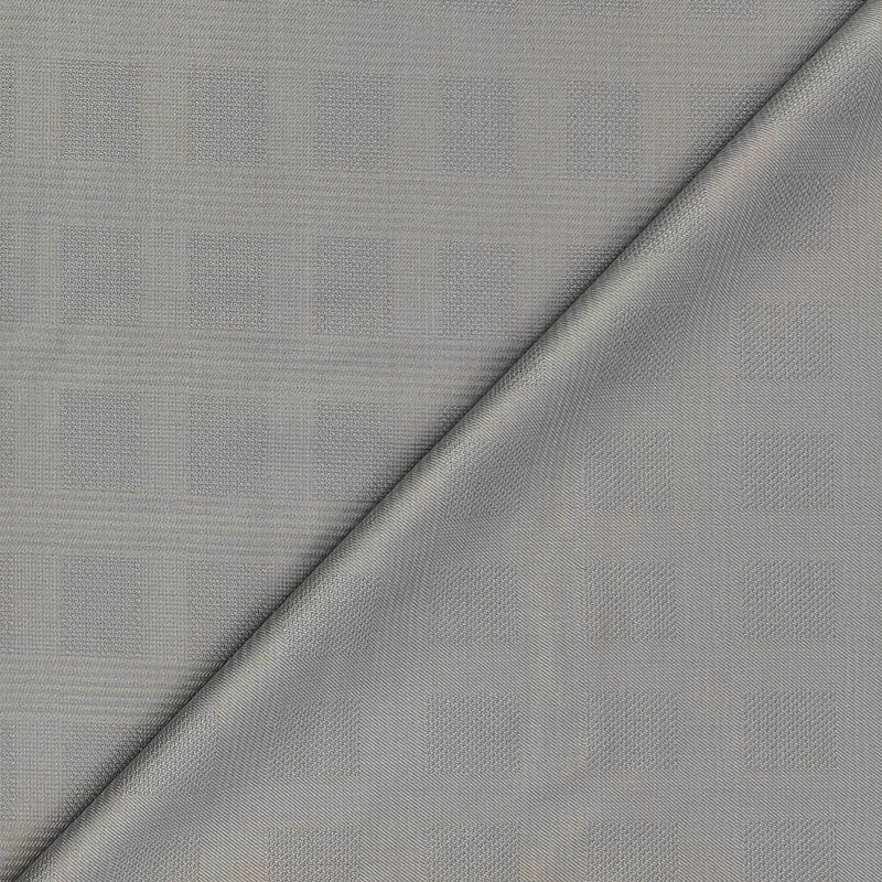 Trouser Fabric Canetti Italy Luxury TR Broad Check Colour Biscuit Brown