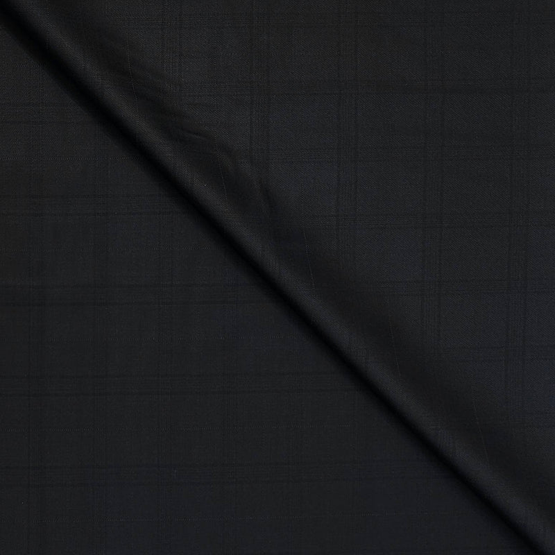 Trouser Fabric Canetti Italy Luxury TR Broad Check Colour Steal Grey