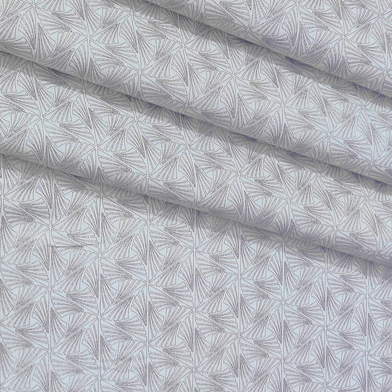 Shirt Fabric Raymond  100% Premium Cotton Printed Colour Light Lavende