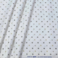 Shirt Fabric Raymond  100% Premium Cotton Printed Colour Grey N Brown