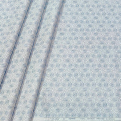 Shirt Fabric Raymond  100% Premium Cotton Printed Colour Light Blue