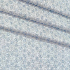 Shirt Fabric Raymond  100% Premium Cotton Printed Colour Light Blue