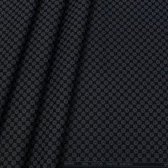 Shirt Fabric Raymond  100% Premium Cotton Printed Colour Black