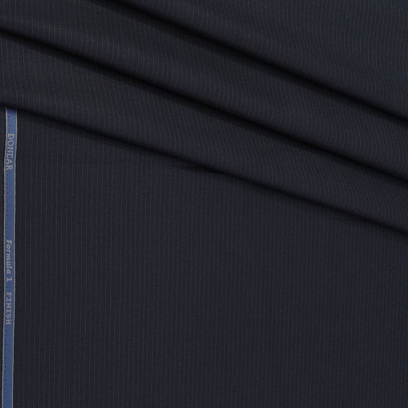 Trouser Fabric Donear Poly Viscose Pin Lining Colour Dark Blue