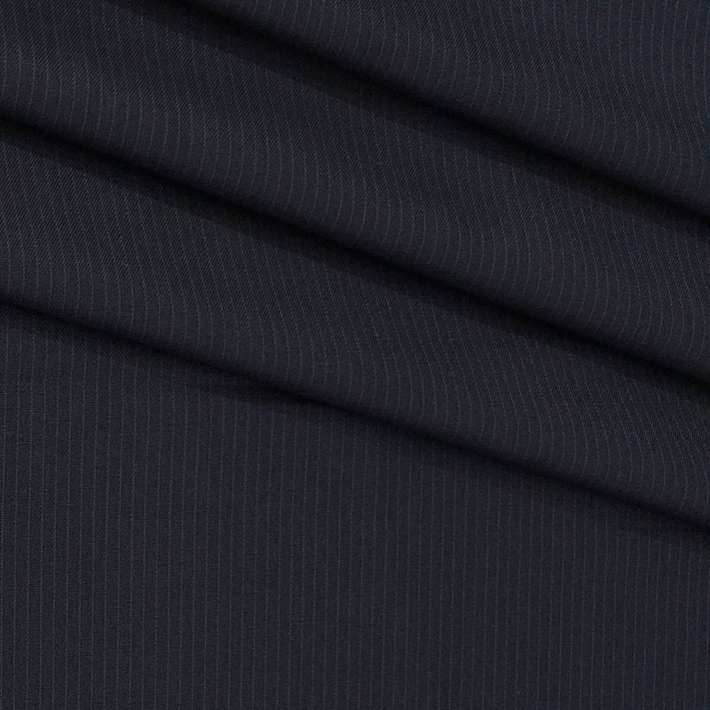 Trouser Fabric Donear Poly Viscose Pin Lining Colour Dark Blue