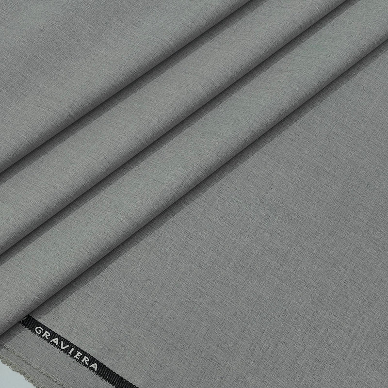 Trouser Fabric Graviera 4Way Lycra Premium Plain Color Grandma Grey