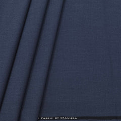 Trouser Fabric Graviera 4Way Lycra Premium Plain Color Sapphire Blue