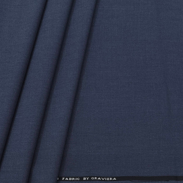Trouser Fabric Graviera 4Way Lycra Premium Plain Color Sapphire Blue