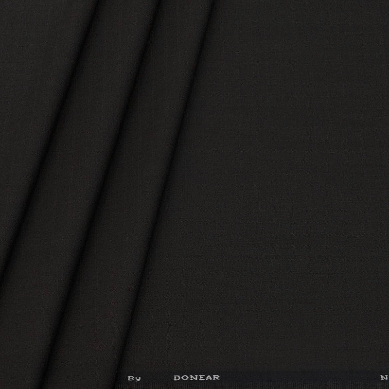 Trouser Fabric Donear 4Way Lycra Premium Small Check Colour Brunette Brown