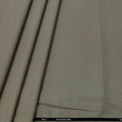 Trouser Fabric Donear 4Way Lycra Premium Mix Check Colour Wooden Brown