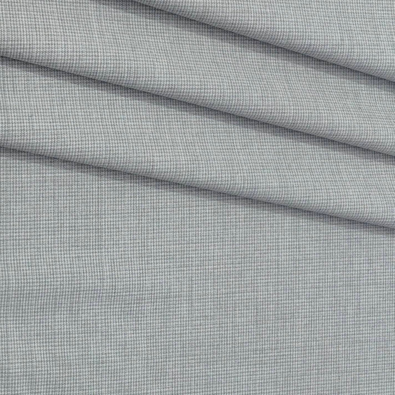 Trouser Fabric Donear 4Way Lycra Premium Mix Check Colour Silver