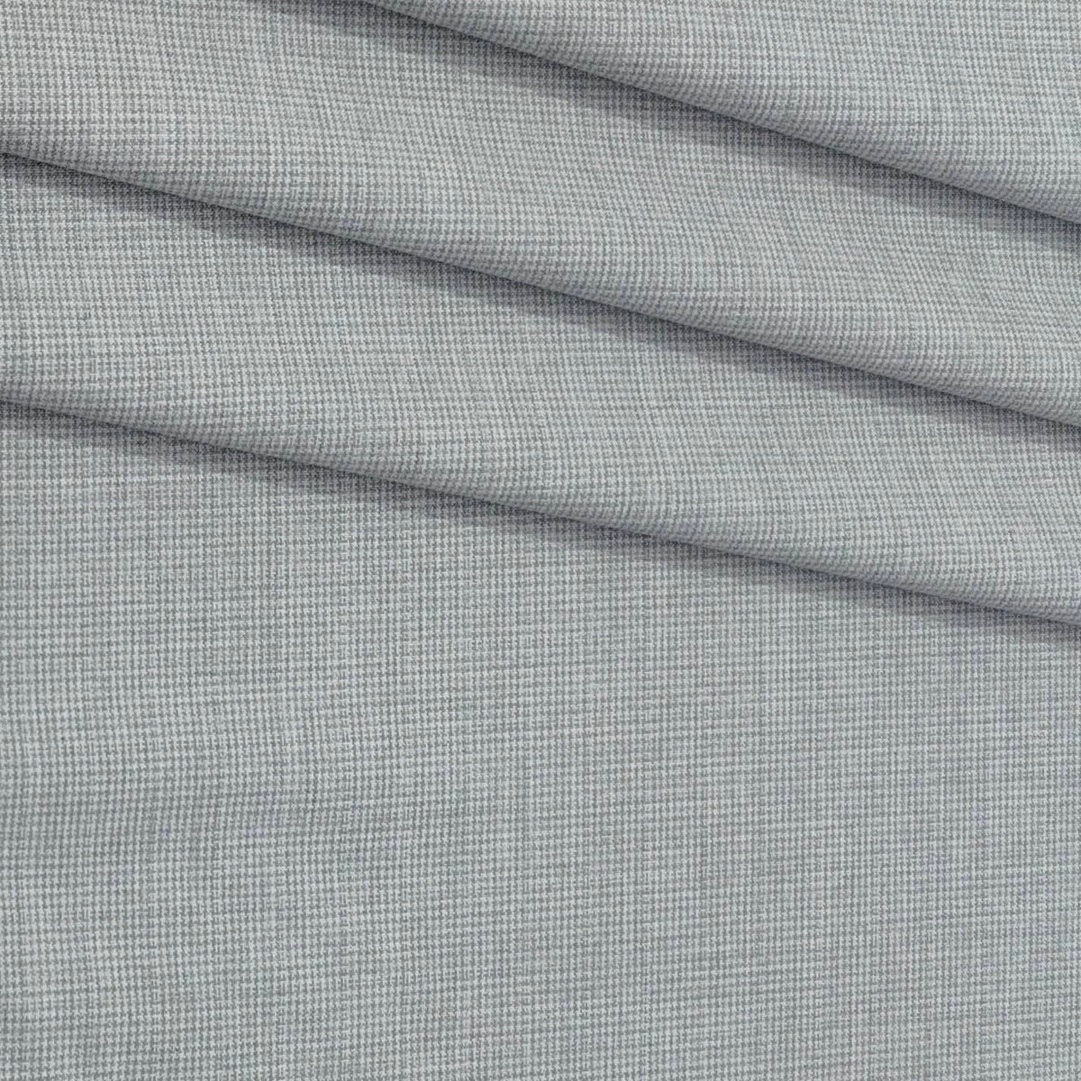 Trouser Fabric Donear 4Way Stretchable Premium Mix Check Colour Silver
