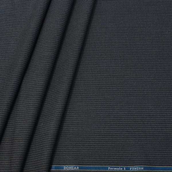 Trouser Fabric Donear Poly Viscose Pin Lining Colour Grey