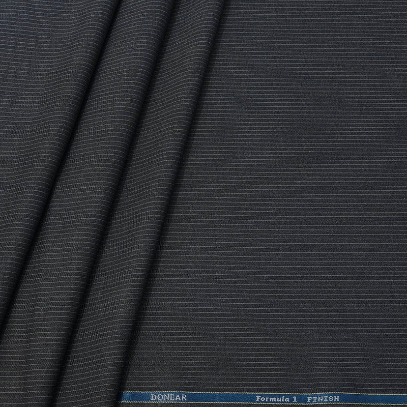 Trouser Fabric Donear Poly Viscose Pin Lining Colour Grey