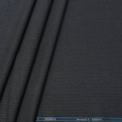 Trouser Fabric Donear Poly Viscose Pin Lining Colour Grey