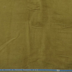 Corduroy Arvind Pure Cotton stretchable Trouser Fabric Colour Golden Greenish