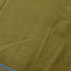 Corduroy Arvind Pure Cotton stretchable Trouser Fabric Colour Golden Greenish