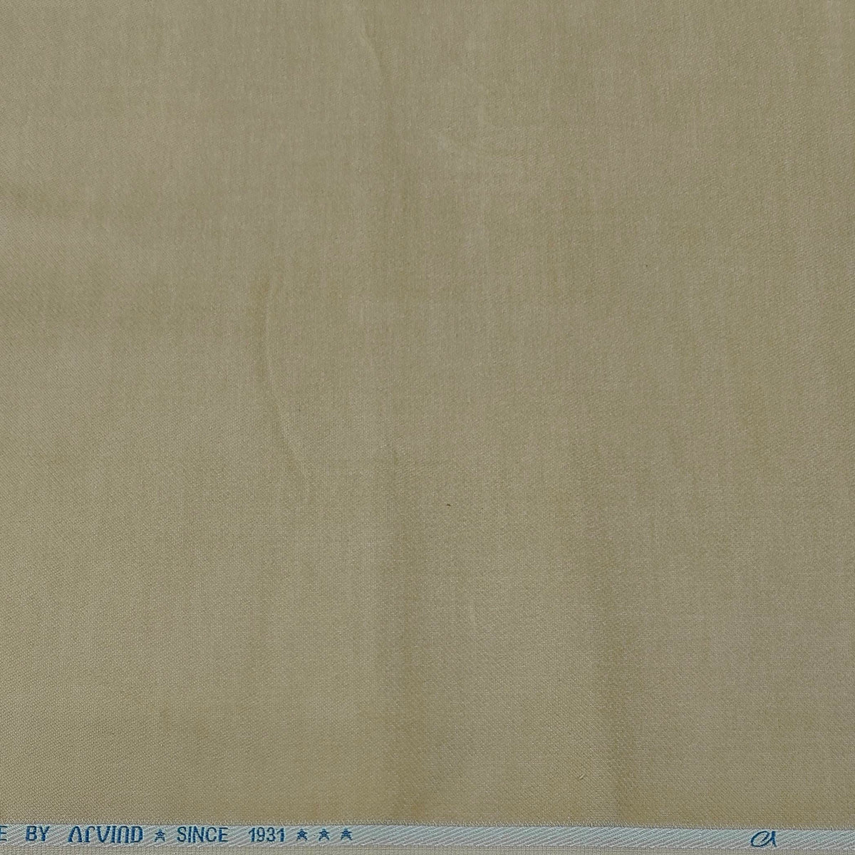 Denim Corduroy Arvind Pure Cotton stretchable Trouser Fabric Colour French Beige