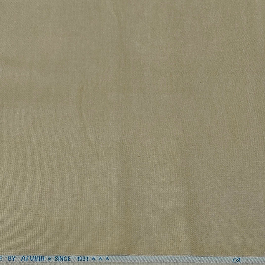 Denim Corduroy Arvind Pure Cotton stretchable Trouser Fabric Colour French Beige