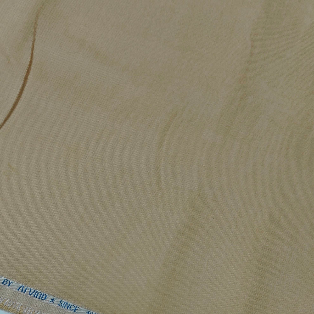 Denim Corduroy Arvind Pure Cotton stretchable Trouser Fabric Colour French Beige