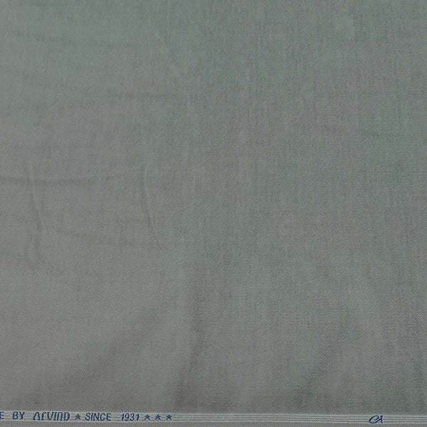 Denim Corduroy Arvind Pure Cotton stretchable Trouser Fabric Colour Pistachio Greenish Silver