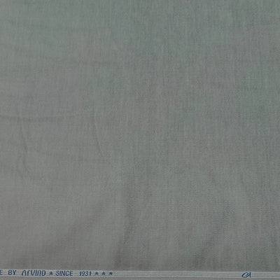 Denim Corduroy Arvind Pure Cotton stretchable Trouser Fabric Colour Pistachio Greenish Silver