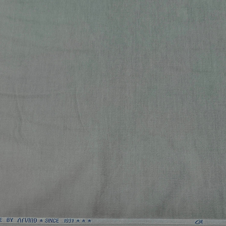 Denim Corduroy Arvind Pure Cotton stretchable Trouser Fabric Colour Pistachio Greenish Silver