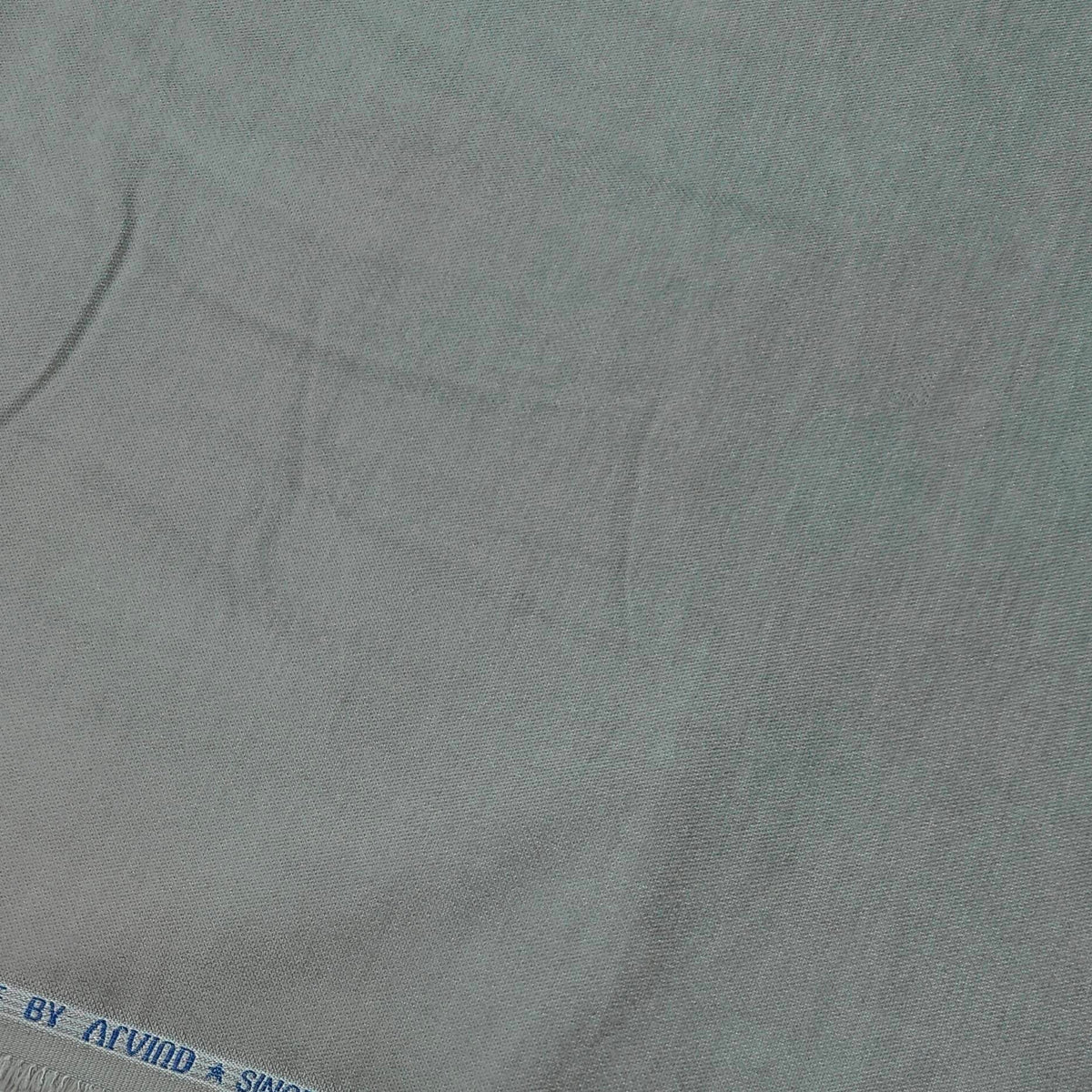 Denim Corduroy Arvind Pure Cotton stretchable Trouser Fabric Colour Pistachio Greenish Silver