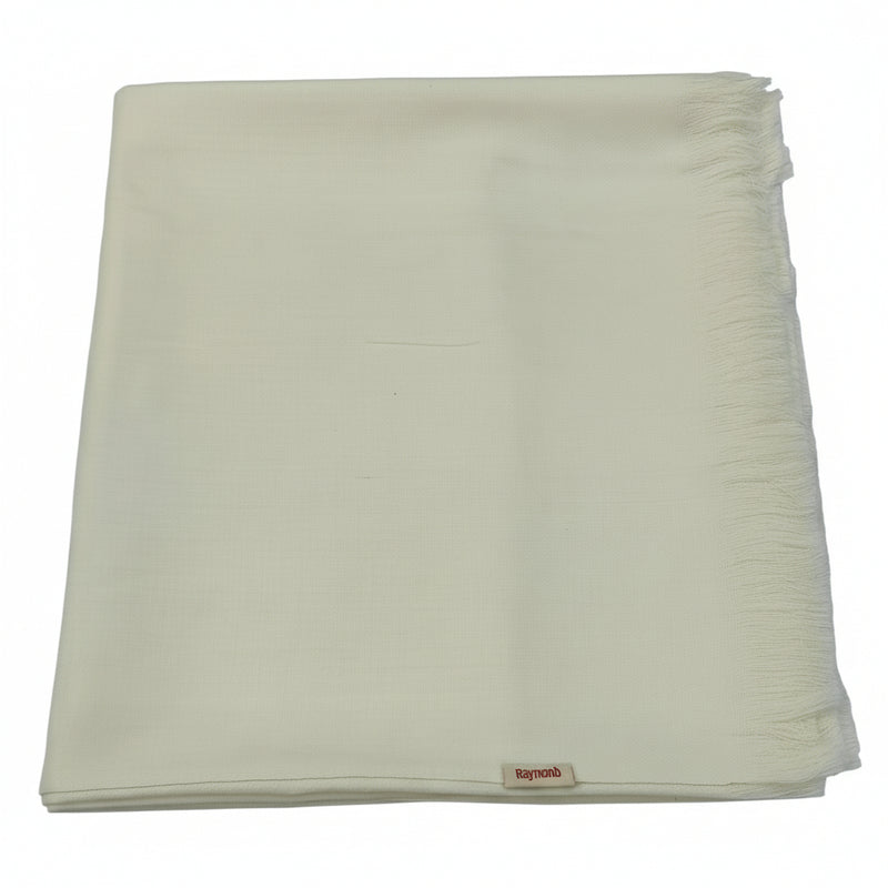 Raymond Woollen Shawl Lohi Abhiman Colour Cream