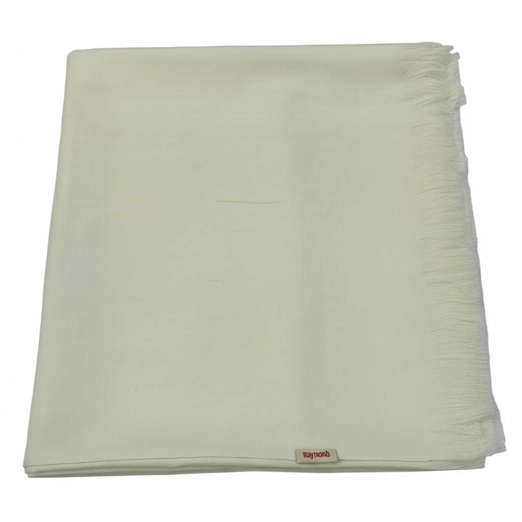 Raymond Woollen Shawl Lohi Abhiman Colour Cream