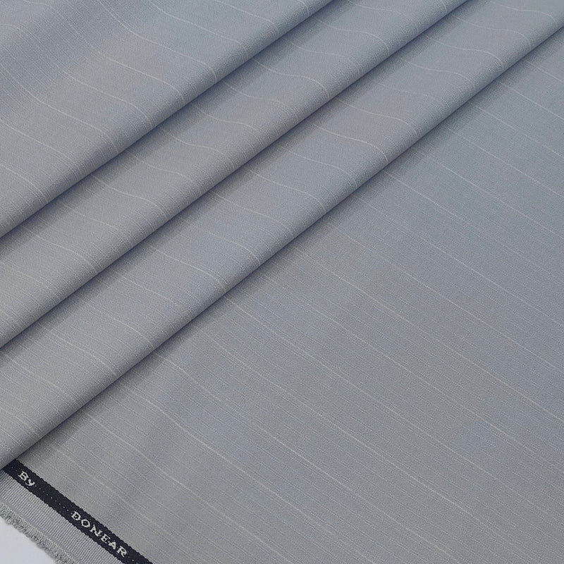 Trouser Fabric Donear 4Way Lycra Premium Broad Lining Colour Bluish Silver