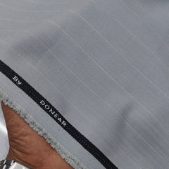 Trouser Fabric Donear 4Way Lycra Premium Broad Lining Colour Bluish Silver