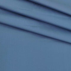 Trouser Fabric Donear LA Finish Lycra Pure Cotton Plain Colour Lapis Blue