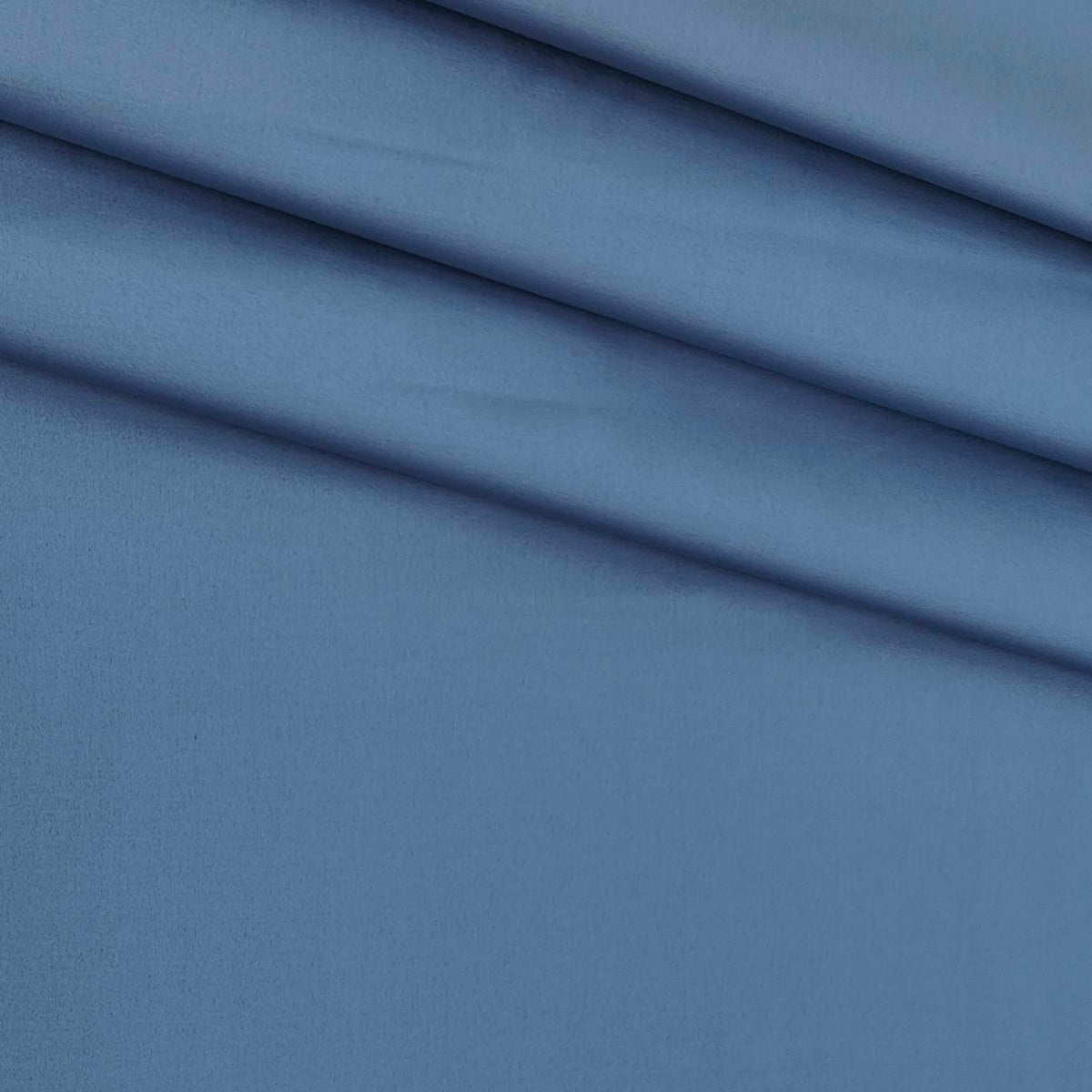 Trouser Fabric Donear LA Finish Lycra Pure Cotton Plain Colour Lapis Blue