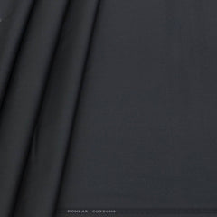 Trouser Fabric Donear LA Finish Lycra Pure Cotton Plain Colour Grey