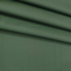 Trouser Fabric Donear Pure Cotton Stretchable Plain Colour Basil Green