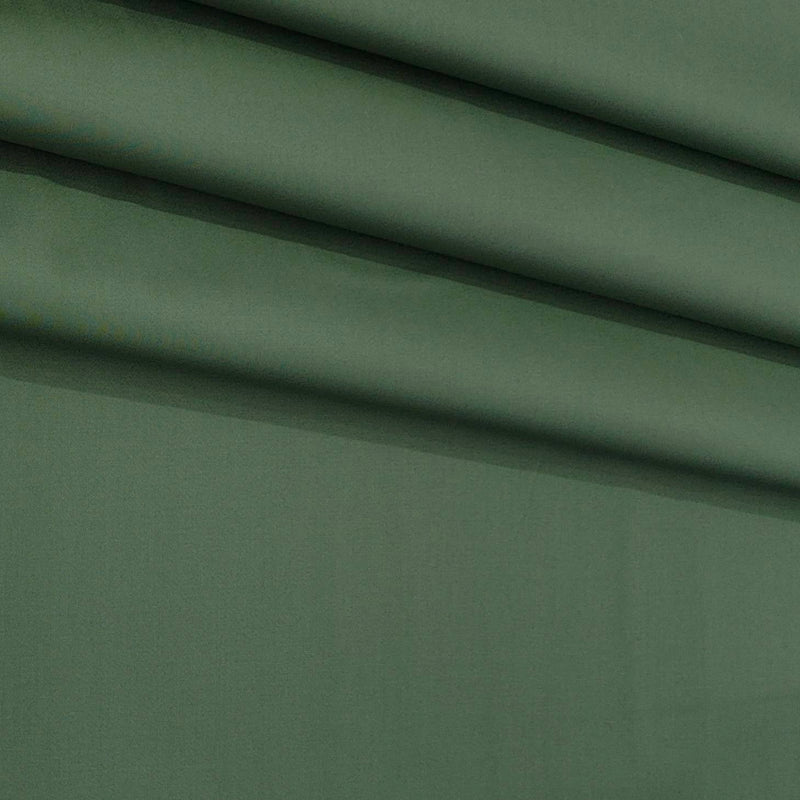 Trouser Fabric Donear Pure Cotton Stretchable Plain Colour Basil Green
