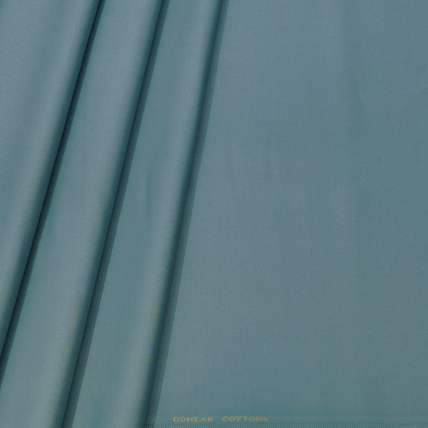 Trouser Fabric Donear Pure Cotton Stretchable Plain Colour Airforce Blue