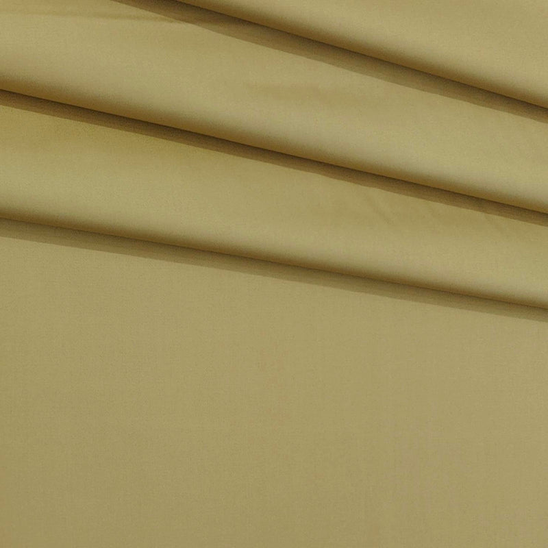 Trouser Fabric Donear Pure Cotton Plain Colour Matellic Gold