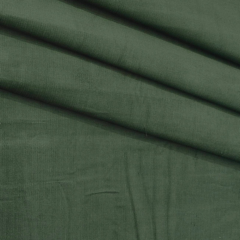 Courdray Raymond Pure Cotton stretchable Shirt Fabric Colour Dark Green