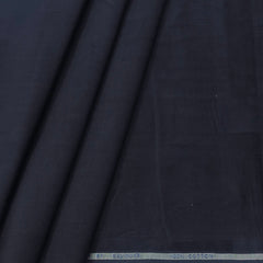 Courdray Raymond Pure Cotton stretchable Shirt Fabric Colour Dark Blue