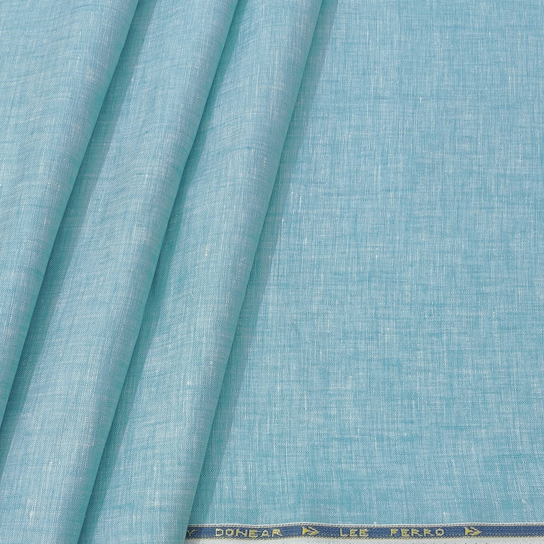 Shirt Fabric Donear 100% Premium Linen 60Lea Plain Colour Pistachio Gr ...