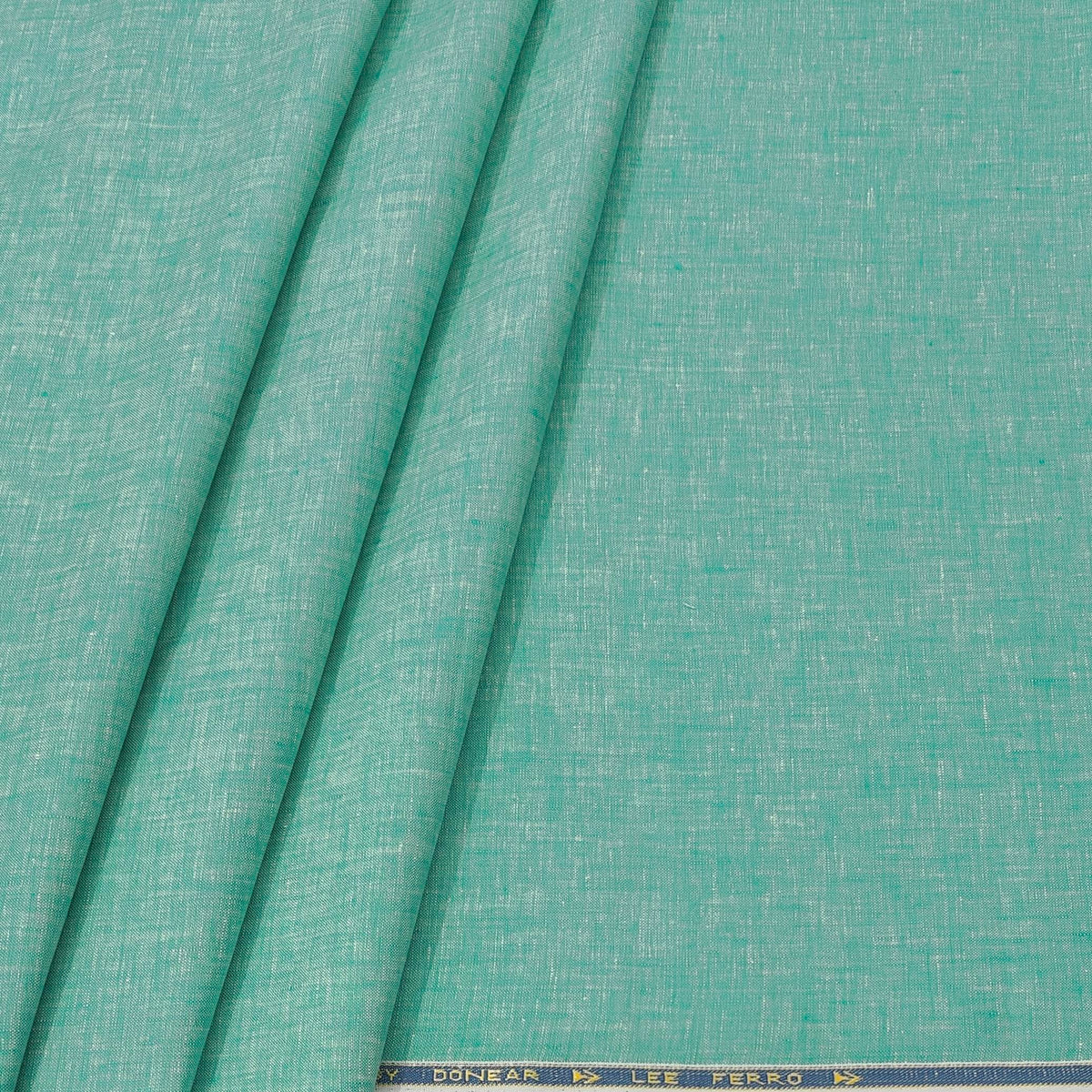 Shirt Fabric Donear 100% Premium Linen 60Lea Plain Colour Mint Green