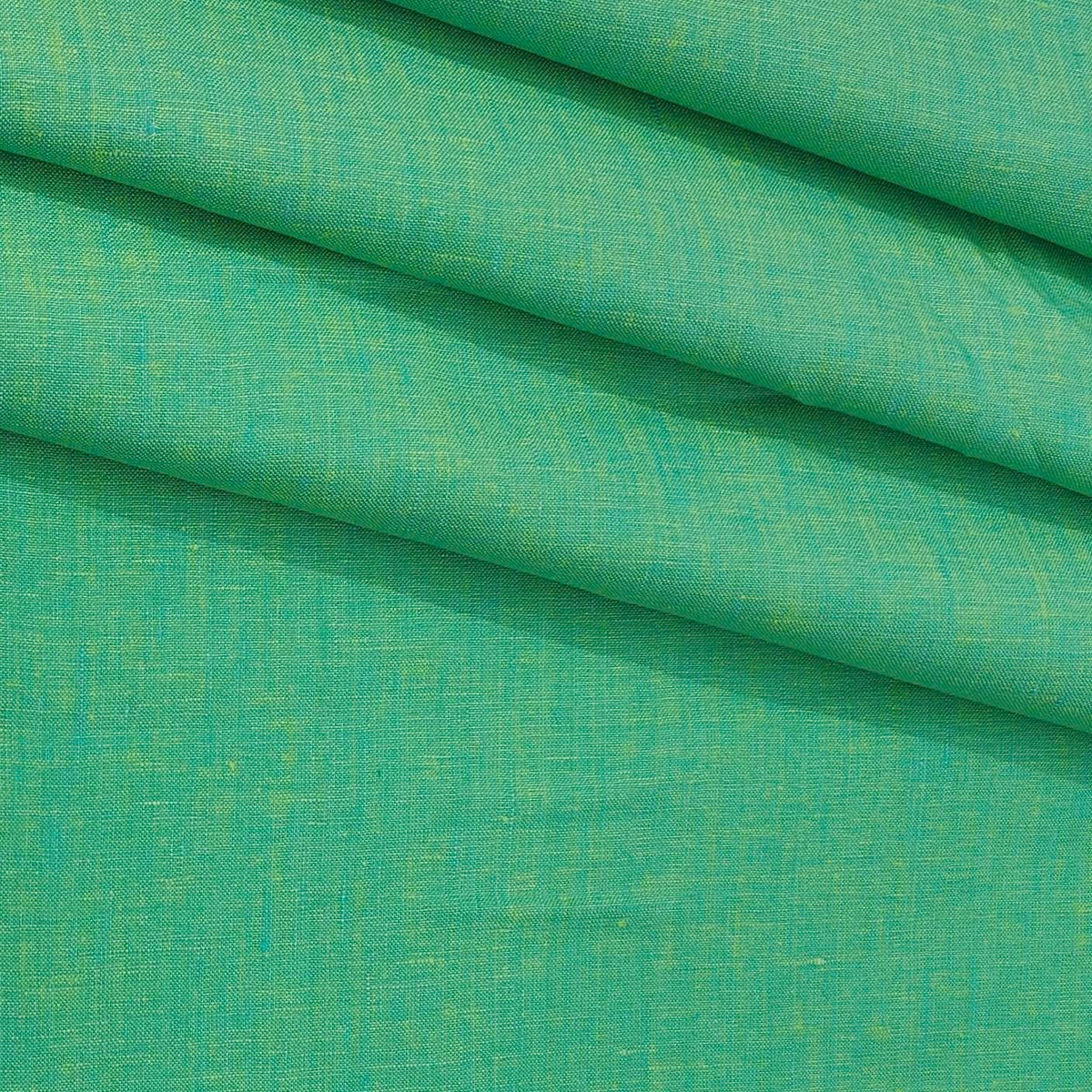 Shirt Fabric Donear 100% Premium Linen 60Lea Plain Colour Mantis Green