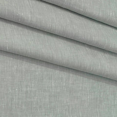 Shirt Fabric Donear 100% Linen 60Lea Plain Colour Honeydew Green